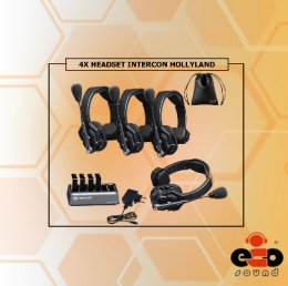 KIT 4X HEADSET INTERCON HOLLYLAND SOLIDCOM SE 