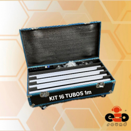 KIT TUBO DE LED LEITOSO 1M - RJ45 + CONTROLADORA