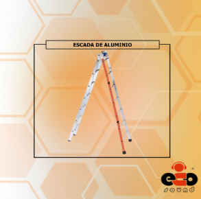 ESCADA DE ALUMINIO EXTENSÍVEL 11 DEGRAUS