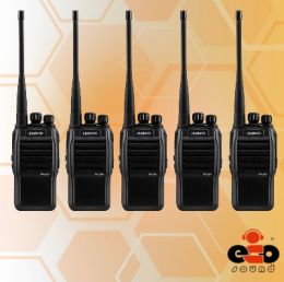 KIT 5x RADIOS RPA 6001 INTELBRAS