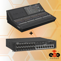 KIT MESA DE SOM DIGITAL YAMAHA MOD. QL5 + TIO 1608D 48/24