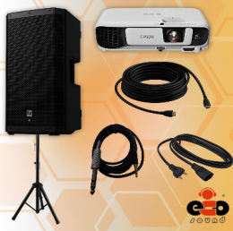 KIT PROJETOR 3600 + SOM