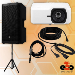 KIT PROJETOR LASER 5000 + SOM