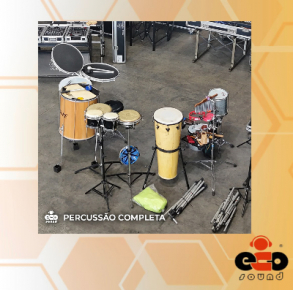 KIT PERCUSSÃO COMPLETA