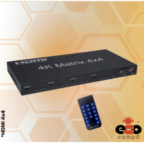 MATRIX HDMI ATIVA 4xIN | 4xOUT + FONTE