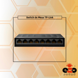 SWITCH REDE TP-LINK GIGABIT 8 PORTAS + FONTE 