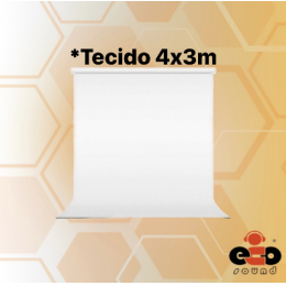 TECIDO 4,0x3,0M P/ CHROMAKEY