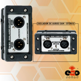 ISOLADOR DE AUDIO EAM - STÉREO