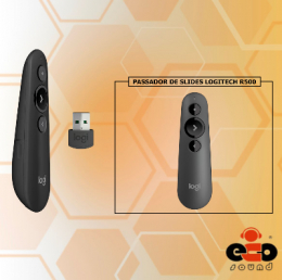 PASSADOR DE SLIDES S/ FIO LOGITECH R500