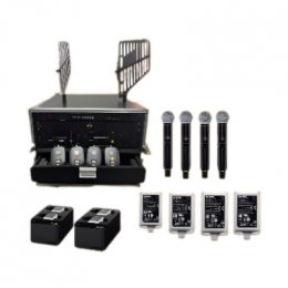 KIT 4x MICROFONES SHURE S/FIO SLXD (COMBO)+ COMBINER +ANTENAS (BIVOLT)*