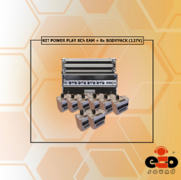 KIT POWER PLAY 8Ch EAM + 8x BODYPACK (127V)
